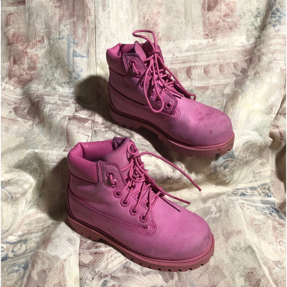 Timberland Little Girls Pink Boots